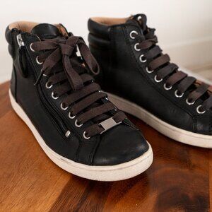 UGG Women's Olive High Top Leather Sneaker - Worn Once